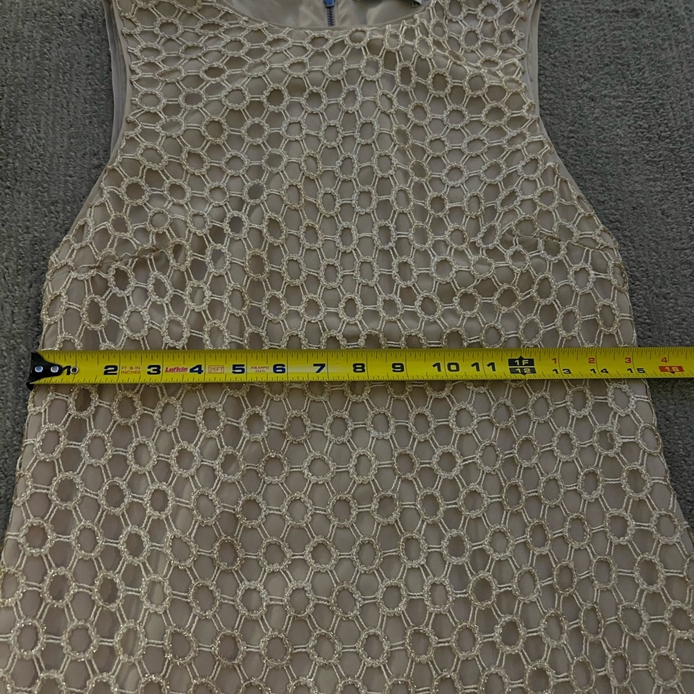 Alice and Olivia Clyde Crochet Shift Dress. New condition, no signs of wear. - Picture 6 of 6